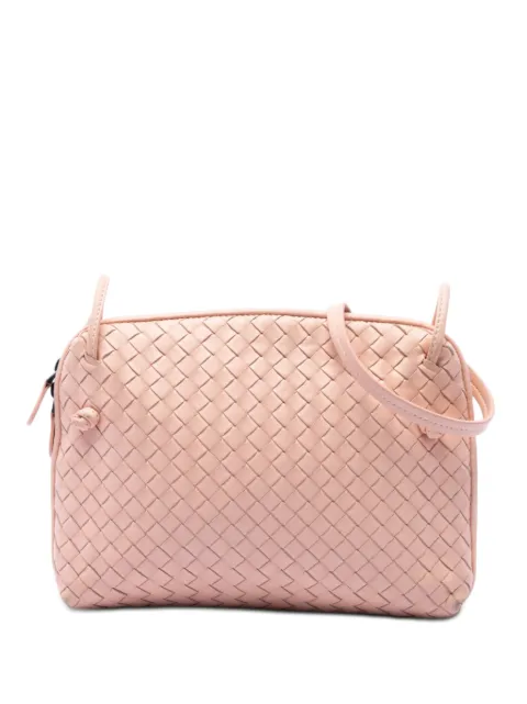 Bottega Veneta Pre-Owned 2012-2026 Nappa Intrecciato Nodini crossbody bag Pink ZDF5I5A500INK6KK