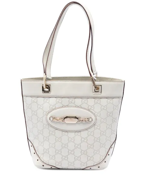 Gucci Pre-Owned 2000-2016 Mini Guccissima Punch tote bag White BNUL8G43C1594HTI