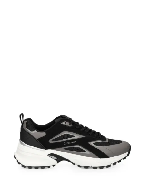 Calvin Klein logo-print panelled low-top sneakers Black HM0HM0222000V