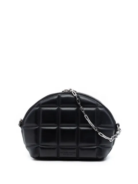 Bottega Veneta Pre-Owned 2012-2026 Mini Padded Nappa Half Moon Chain crossbody bag Black 5HYTSMRPOOSRH8YI