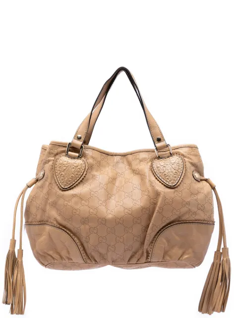 Gucci Pre-Owned 2016-2026 Small Guccissima Tribeca tote bag Brown 046Z1PAY095EZWID
