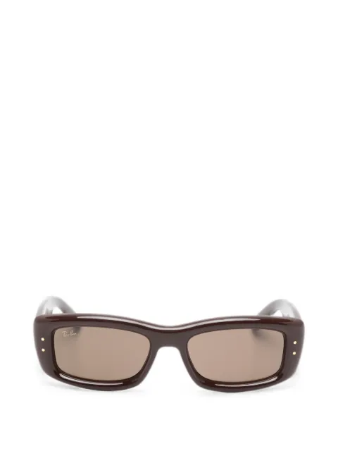 Ray-Ban A$AP Rocky Kiliane Puffer rectangle-frame sunglasses Brown 0RB4944