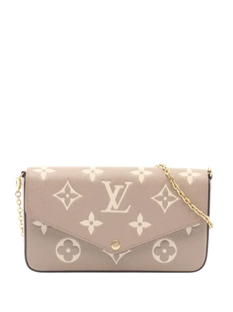 Louis Vuitton Pre-Owned 2021-2026 Bicolor Monogram Empreinte Pochette Felicie crossbody bag Neutrals X82K162HZWF4GNMI