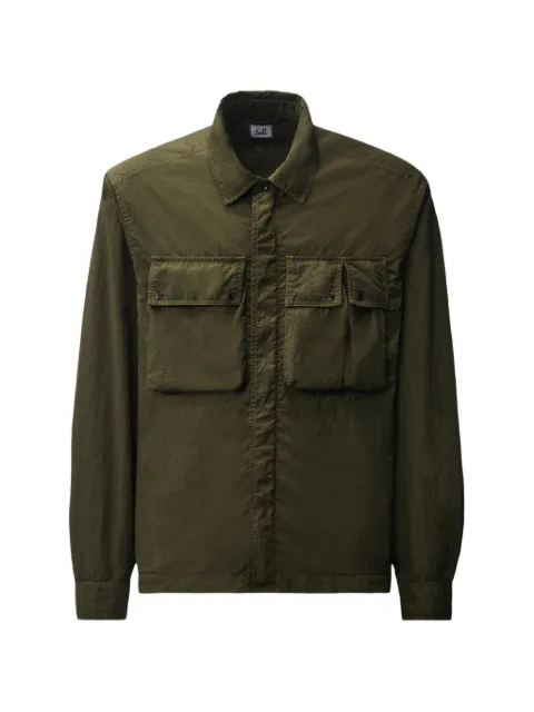 C.P. Company flap-pocket shirt jacket Green 21CMOS124A110747D683