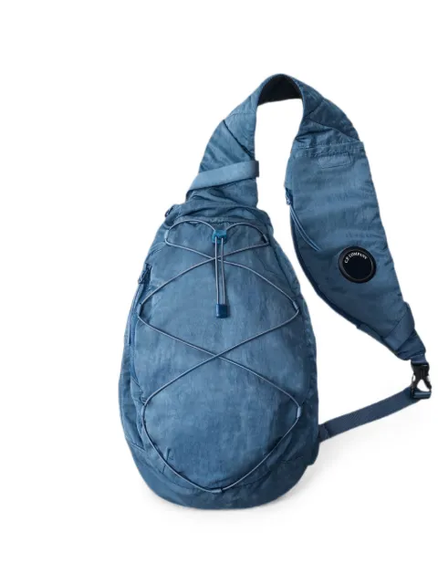 C.P. Company lens-detail bungee-cord shoulder bag Blue 21CMAC735A005269G871