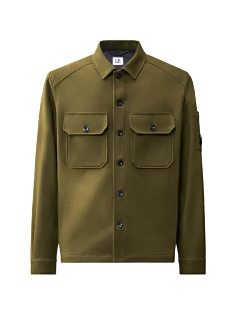 C.P. Company Lens-detail pocketed jacket Green 21CMOS261A110804A