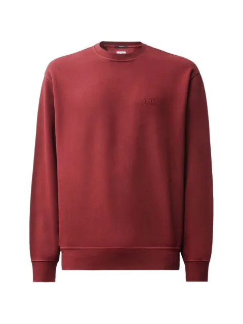 C.P. Company logo-embroidered sweatshirt Red 21CMSS718B006372R592
