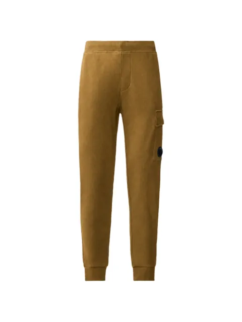 C.P. Company diagonal raised fleece Lens sweatpants Neutrals 21CMSP717A005086W340