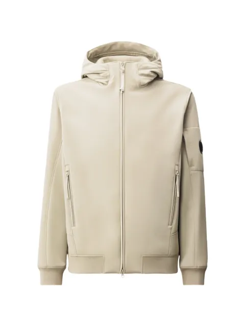 C.P. Company Lens-detail hooded jacket Neutrals 21CMOW701A006097A120