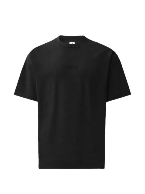 C.P. Company 1020 jersey short sleeve logo T-shirt Black 21CMTS205A006057O999
