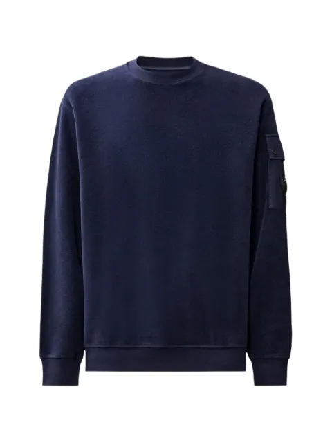 C.P. Company Lens-detail sweatshirt Blue 21CMSS192A006614G880