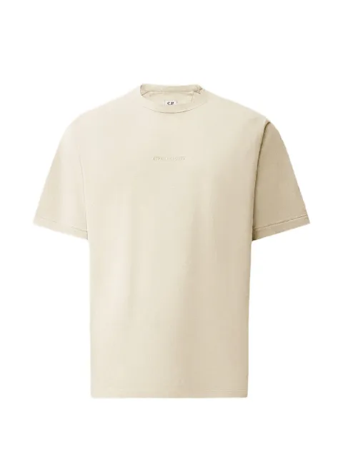 C.P. Company 1020 jersey short-sleeve logo T-shirt Neutrals 21CMTS205A006057O120