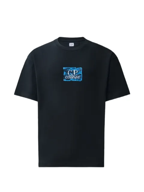 C.P. Company logo-print cotton T-shirt Black 21CMTS180A110579W