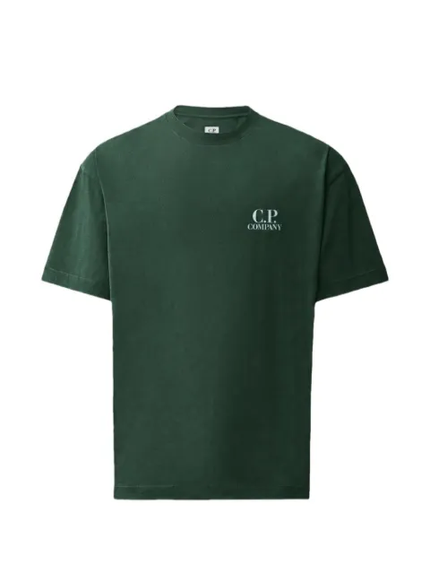 C.P. Company 30/1 jersey short-sleeve comfort T-shirt Green 21CMTS135A005100W697