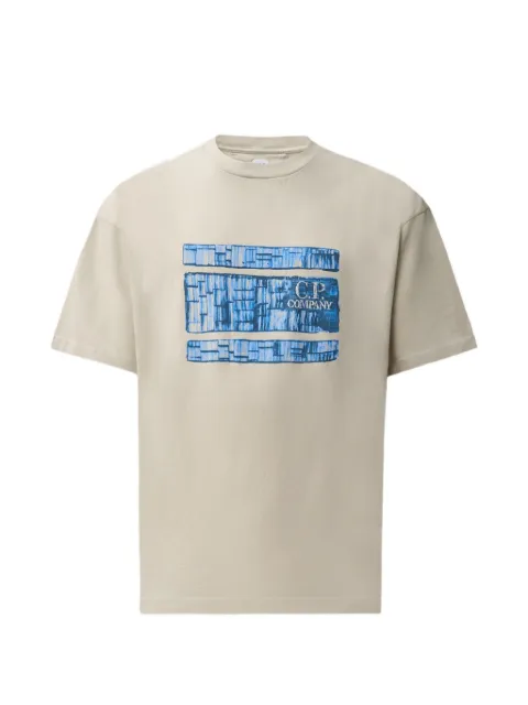 C.P. Company graphic-print T-shirt Neutrals 21CMTS179A110579W120