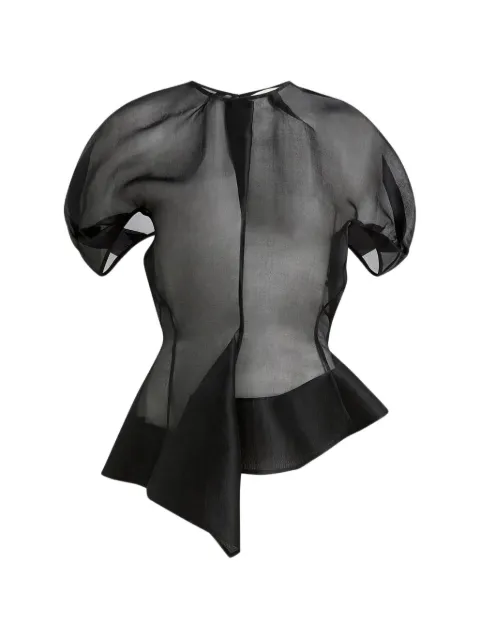 KHAITE Rumi draped top Black 2489230