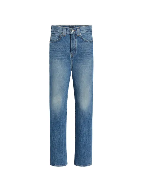 KHAITE Bonnie whiskering-effect jeans Blue BONNIE