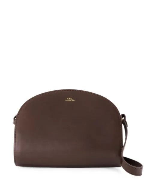 A.P.C. Demi Lune cross body bag Brown PXBVVF61048CAE