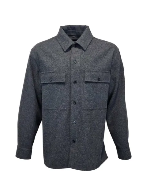 Jil Sander button-up chest-pocket jacket Grey J22SW0160J40182