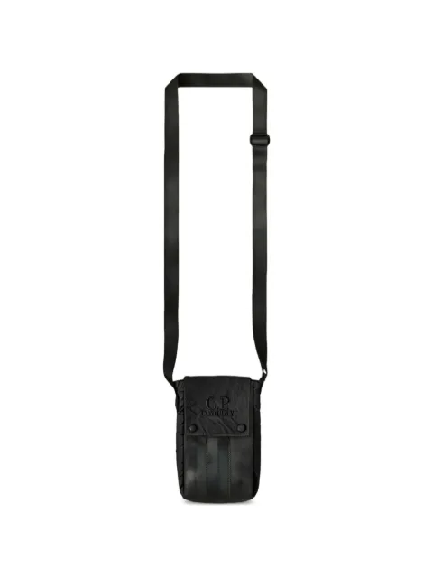 C.P. Company herringbone mixed phone holder Black 21CMAC130A005349M