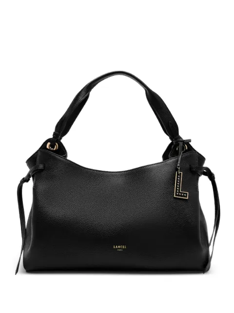 Lancel medium Swann leather shoulder bag Black A1440110TU