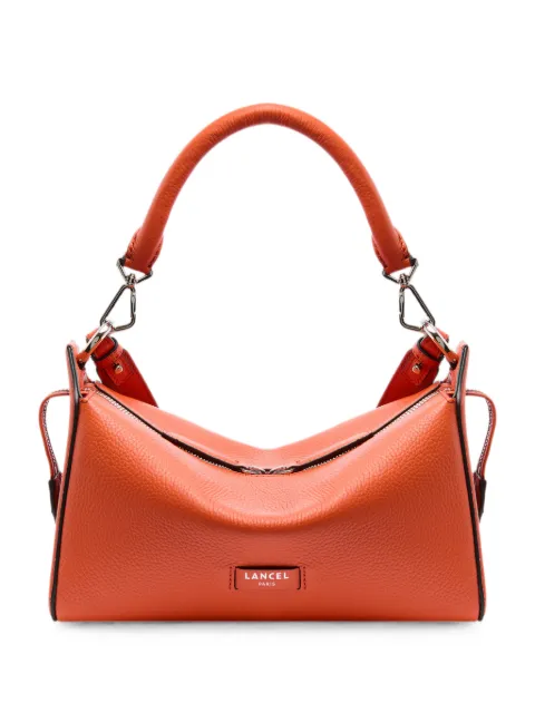 Lancel Louison grained leather shoulder bag Orange A1422732TU