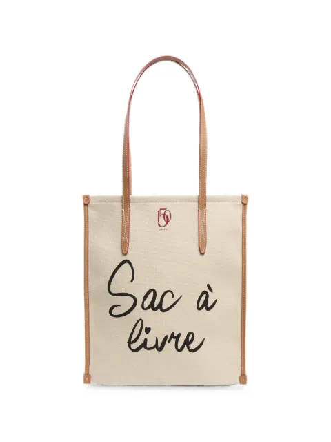 Lancel canvas leather-trim tote bag Neutrals A14210Y5TU