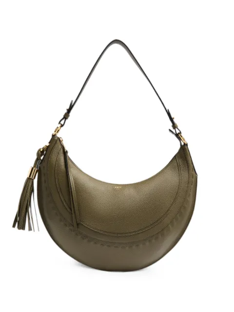 Lancel medium Hoboheme tassel shoulder bag Green A14217YYTU