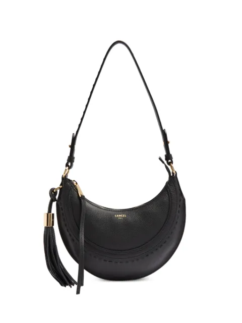 Lancel small Hoboheme tassel shoulder bag Black A1421610TU