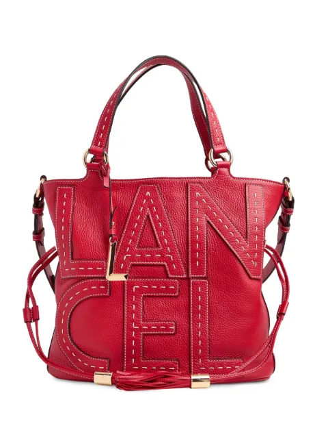 Lancel medium Premier Flirt leather bucket bag Red A14097H9TU
