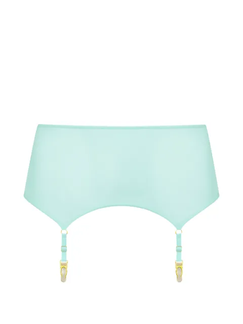 Maison Close Double Sens sheer suspender belt Blue 564921