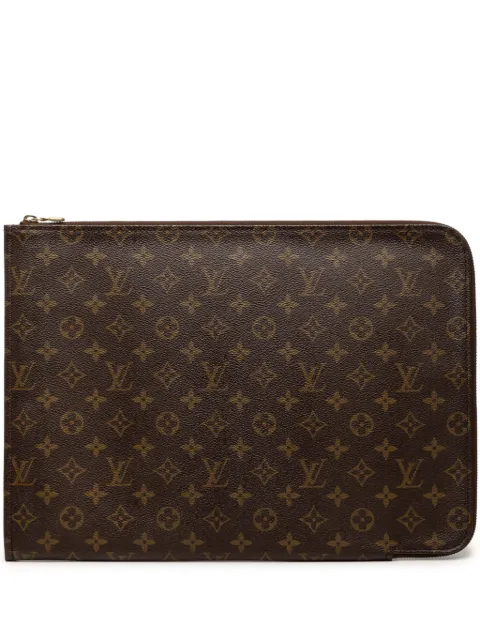 Louis Vuitton Pre-Owned 1996 Monogram Poche Documents Portfolio business bag Brown F1MLE8DKZ3516Q1E
