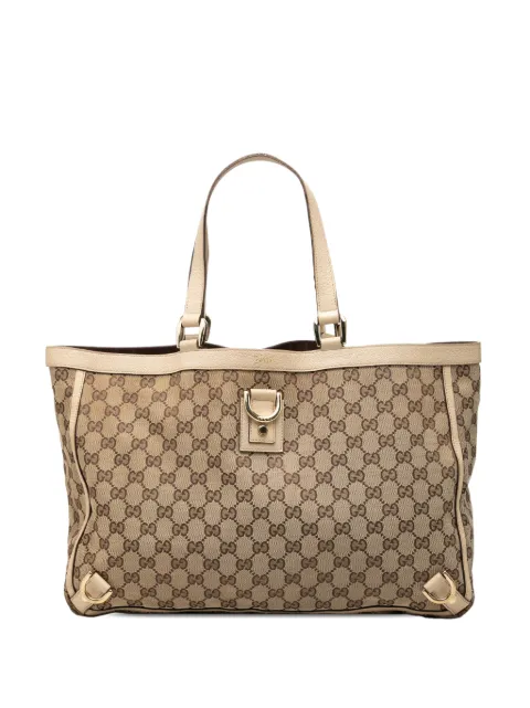 Gucci Pre-Owned 2000-2015 GG Canvas Abbey D Ring tote bag Neutrals 0JZ6YUKTR6VDDGLG