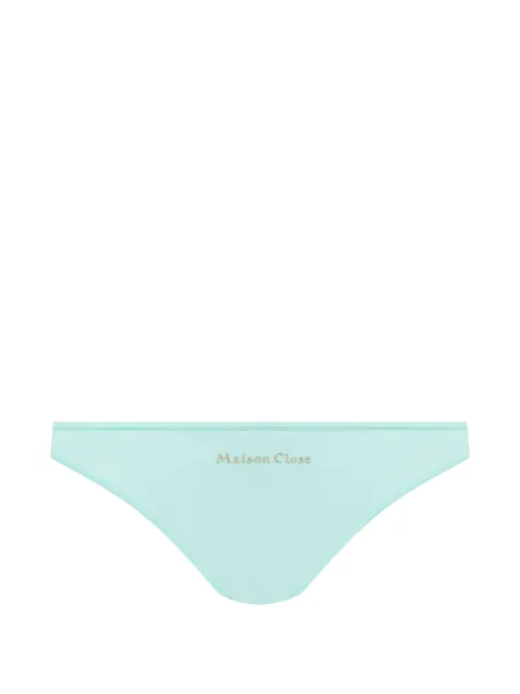 Maison Close Double Sens cut-out briefs Blue 564846