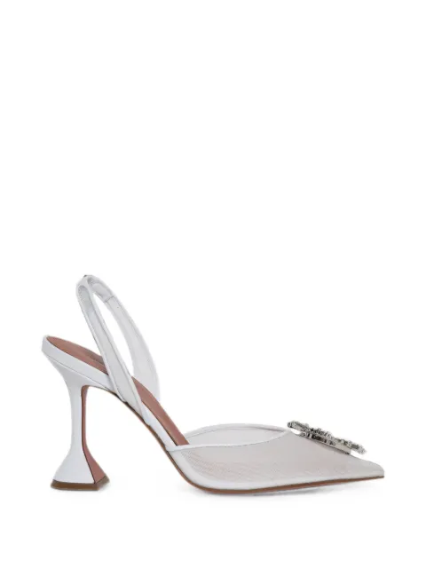 Amina Muaddi Begum crystal-embellished pumps White SB004095T001WH001