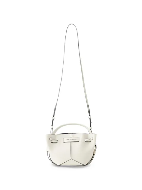 Karl Lagerfeld K/Pierced mini bucket bag White B3W30280110