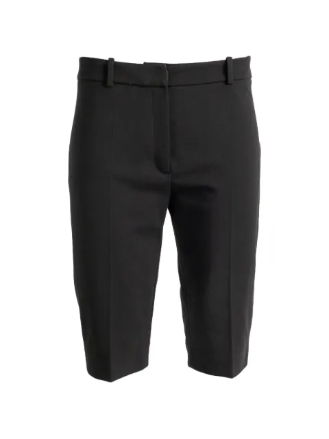 Magda Butrym belt-loop slim-fit shorts Black 150726