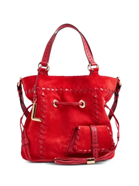 Lancel medium Premier Flirt whipstitched bucket bag Red A14099H9TU