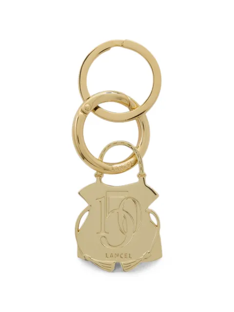 Lancel My Flirt leather-panel keyring Gold A14214H9TU