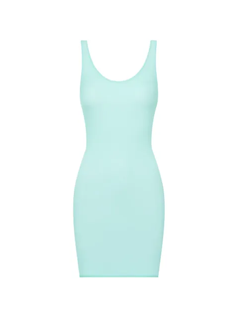 Maison Close Double Sens sheer backless mini dress Blue 564906