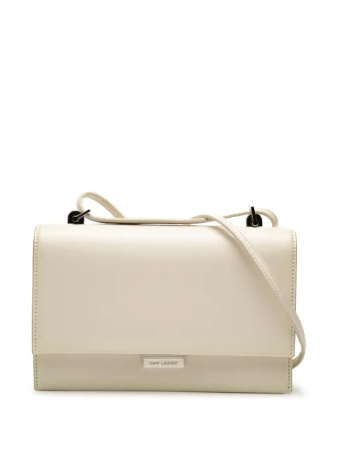 Saint Laurent Pre-Owned 2018 Small Leather Babylone crossbody bag White 3WQTHANQ54TVV0FO