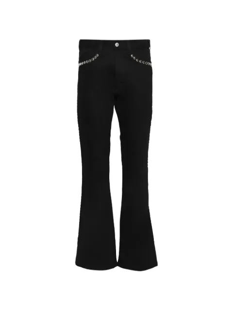 MARKING DISTANCE Boogie stud-embellished jeans Black MD6SMT12APTE952999