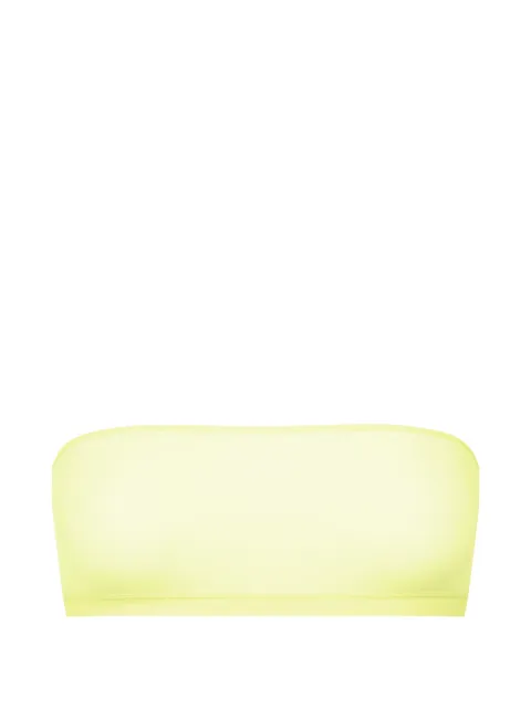 Maison Close Double Sens bandeau sheer bra Yellow 564806