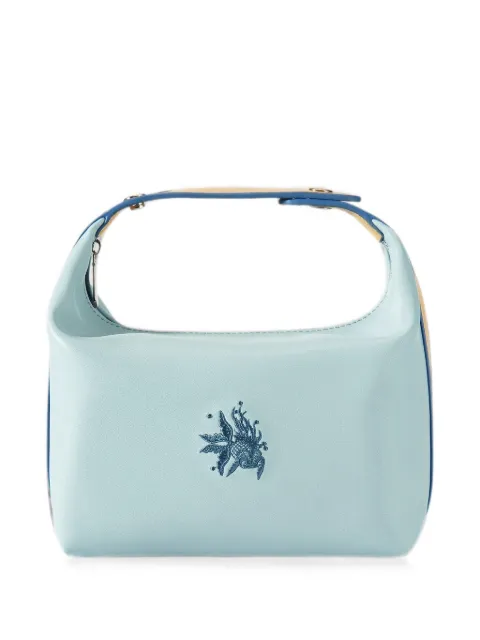 Shanghai Tang Watersky leather toiletry case Blue Z5WLP490DZ