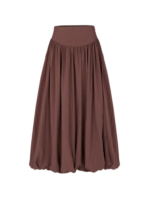 Nicholas Zaira midi bubble skirt Brown S26S0938RB