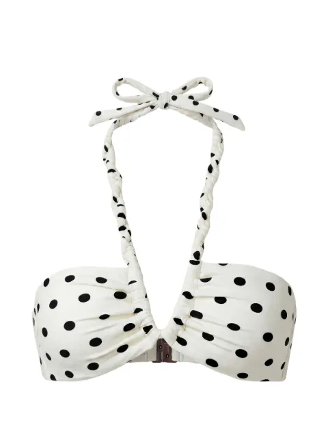 Nicholas Ondine macrame bikini top White S26SB172NB