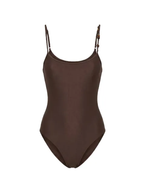 Nicholas Dione one-piece suit - expresso Brown S26SO174NB
