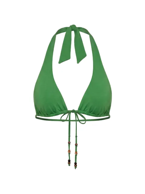 Nicholas Malta bikini top - leaf Green S26SB178NB