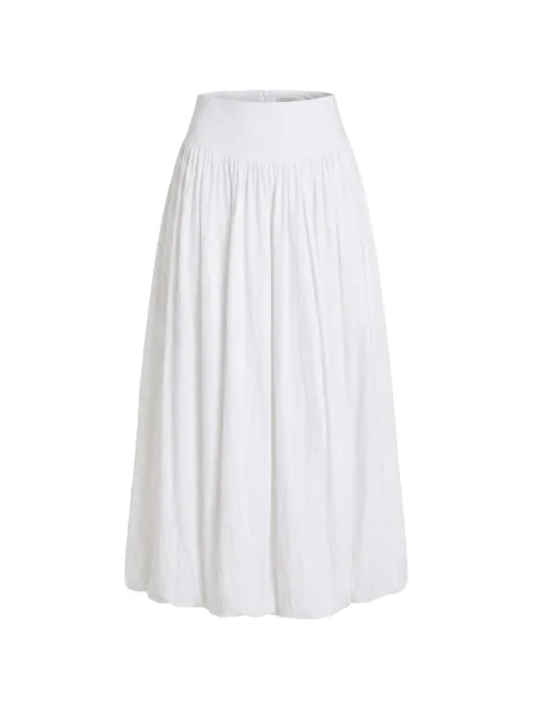 Nicholas Zaira midi bubble skirt White S26S0938RB