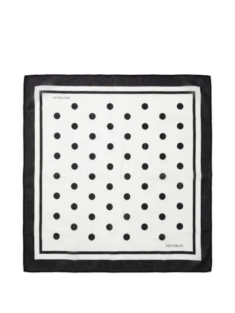 Nicholas Luiza head scarf White S26AC001PS